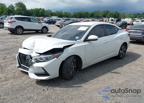2021 Nissan Sentra Sv Xtronic Cvt z USA, uszkodzony, nr VIN 3N1AB8CVXMY238280